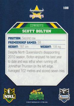 2011 NRL Champions #108 Scott Bolton Back